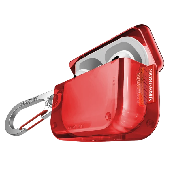 Skinarma dėklas Saido AirPods Pro 2 red aprašymas - Prekės nuotrauka