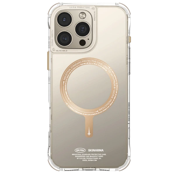 Skinarma dėklas Saido Apple iPhone 16 Pro 6.3″ Magnetic Charging champagne aprašymas - Prekės nuotrauka