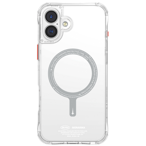 Skinarma dėklas Saido iPhone 16 6.1″ Magnetic Charging skaidrus aprašymas - Prekės nuotrauka