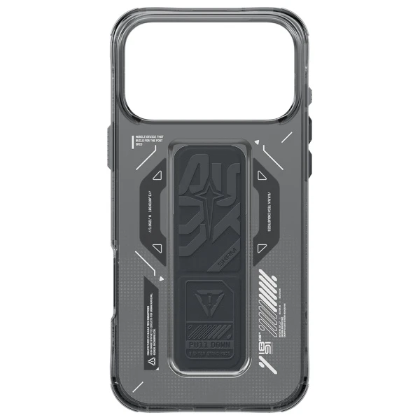 Skinarma Helio dėklas skirtas Apple iPhone 17 Pro Max Magnetic Charging + Grip Stand Graphite aprašymas - Prekės nuotrauka Skinarma Helio dėklas skirtas Apple iPhone 17 Pro Max Magnetic Charging + Grip Stand Graphite aprašymas - Prekės nuotrauka