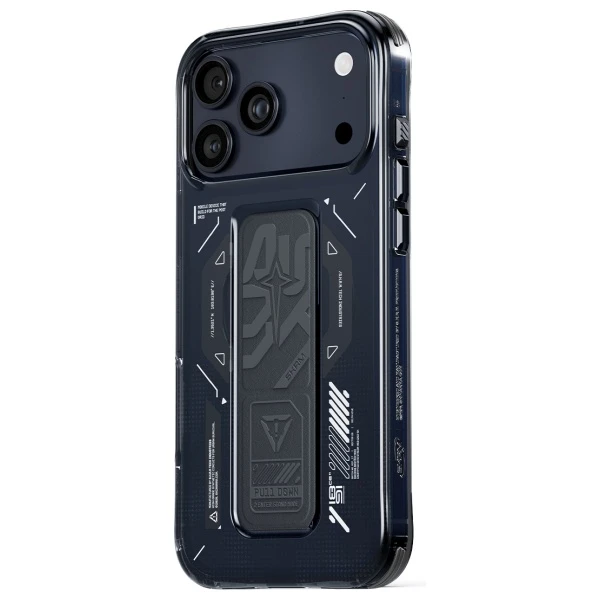 Skinarma Helio dėklas skirtas Apple iPhone 17 Pro Max Magnetic Charging + Grip Stand Graphite aprašymas - Prekės nuotrauka Skinarma Helio dėklas skirtas Apple iPhone 17 Pro Max Magnetic Charging + Grip Stand Graphite aprašymas - Prekės nuotrauka