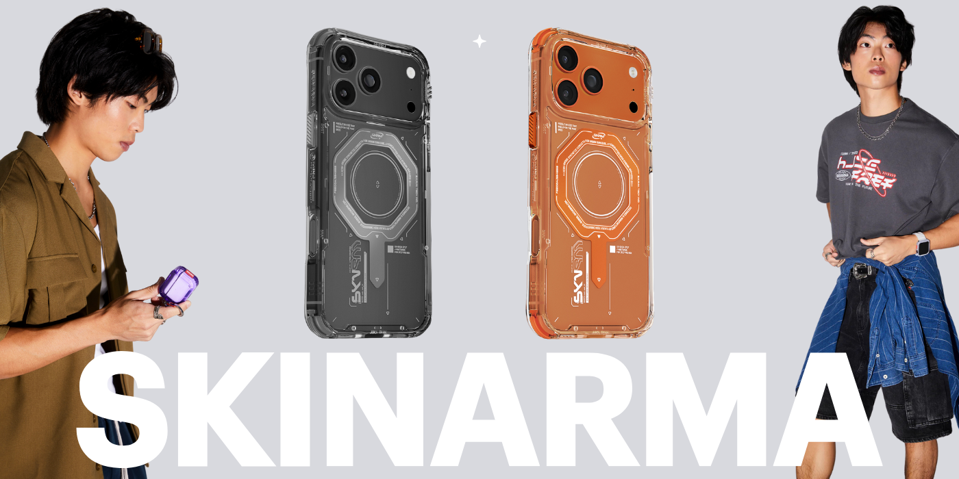 Skinarma Magma Dėklas iPhone 17 Pro Max Magnetinis įkrovimas Oranžinis aprašymas - Prekės nuotrauka