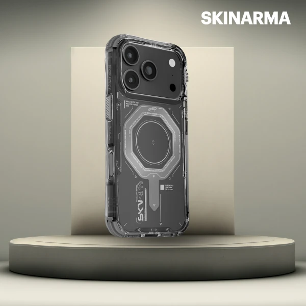 Skinarma Magma dėklas skirtas Apple iPhone 17 Pro Magnetic Charging Graphite aprašymas - Prekės nuotrauka Skinarma Magma dėklas skirtas Apple iPhone 17 Pro Magnetic Charging Graphite aprašymas - Prekės nuotrauka