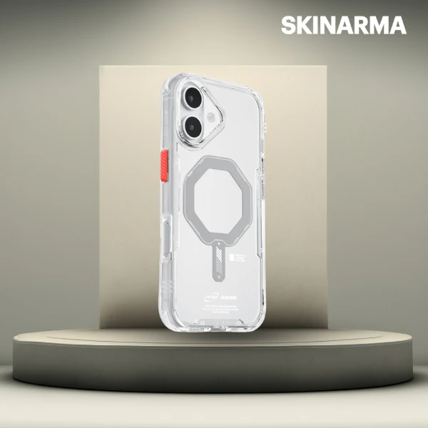 Skinarma Saido dėklas skirtas Apple iPhone 17 Magnetic Charging skaidrus aprašymas - Prekės nuotrauka Skinarma Saido dėklas skirtas Apple iPhone 17 Magnetic Charging skaidrus aprašymas - Prekės nuotrauka
