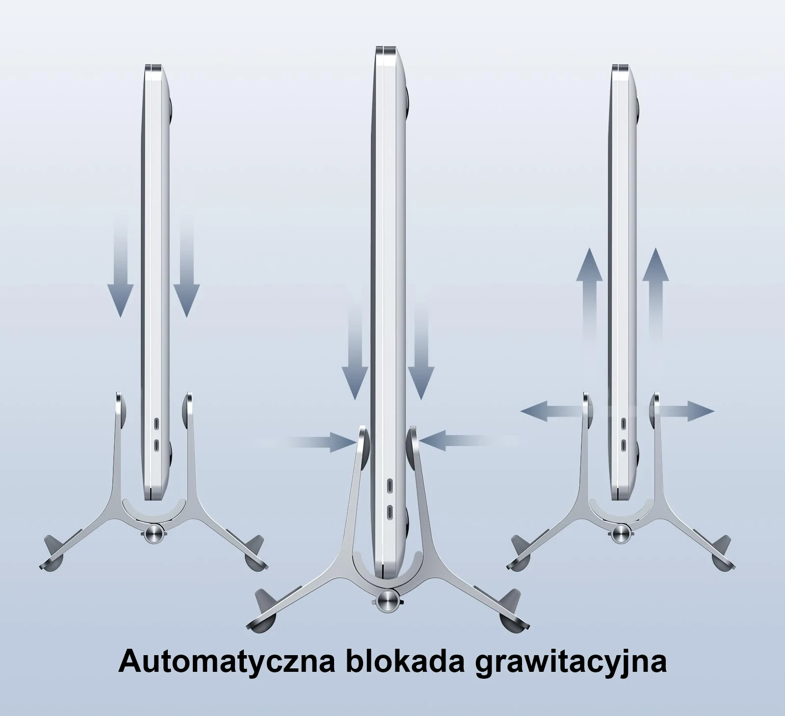 SODI gravitacinis stovas skirtas Apple MacBook SMS-300 pilkos spalvos aprašymas - Prekės nuotrauka SODI gravitacinis stovas skirtas Apple MacBook SMS-300 pilkos spalvos aprašymas - Prekės nuotrauka