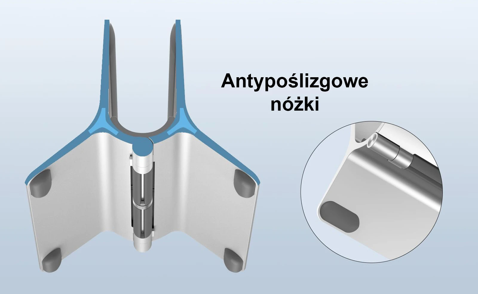 SODI gravitacinis stovas skirtas Apple MacBook SMS-300 pilkos spalvos aprašymas - Prekės nuotrauka SODI gravitacinis stovas skirtas Apple MacBook SMS-300 pilkos spalvos aprašymas - Prekės nuotrauka