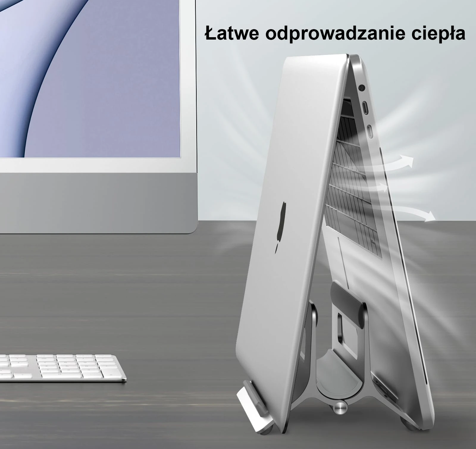 SODI gravitacinis stovas skirtas Apple MacBook SMS-300 pilkos spalvos aprašymas - Prekės nuotrauka SODI gravitacinis stovas skirtas Apple MacBook SMS-300 pilkos spalvos aprašymas - Prekės nuotrauka