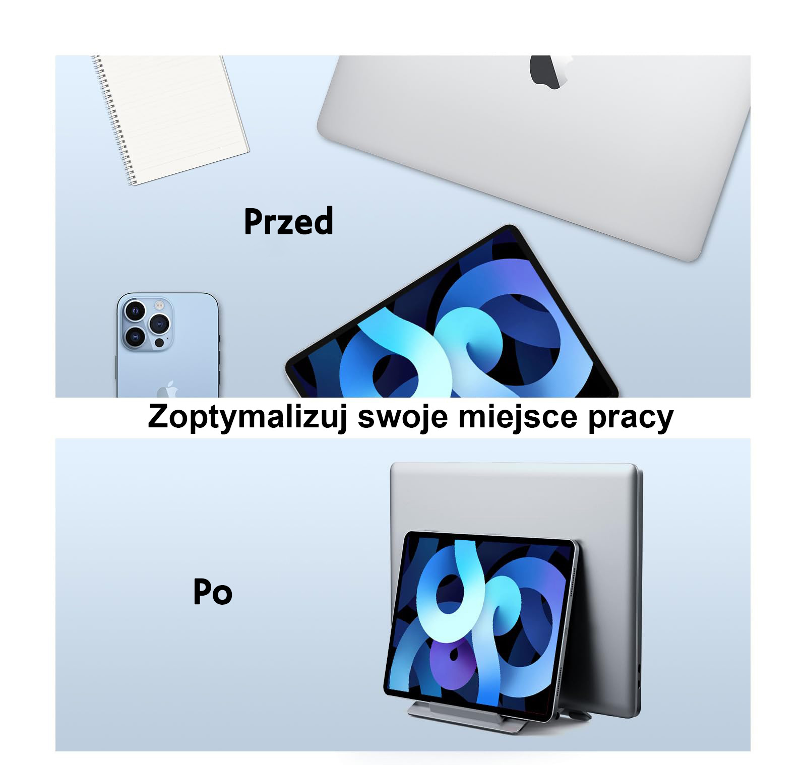 SODI Gravity stovas MacBook SMS-300 pilkas aprašymas - Prekės nuotrauka