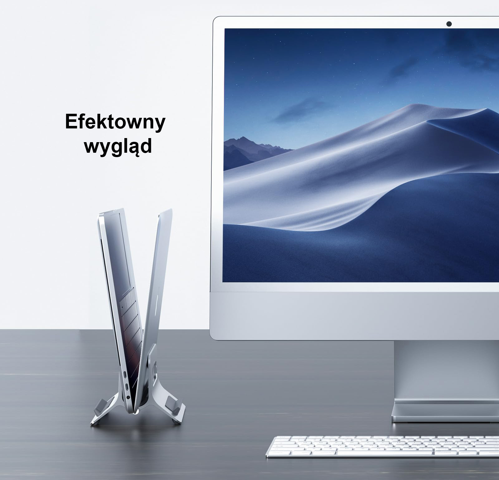 SODI Gravity stovas MacBook SMS-300 pilkas aprašymas - Prekės nuotrauka