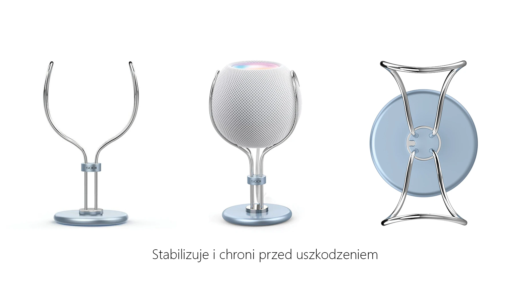 SODI stovas Apple HomePod SHM-300 mėlynos spalvos aprašymas - Prekės nuotrauka SODI stovas Apple HomePod SHM-300 mėlynos spalvos aprašymas - Prekės nuotrauka