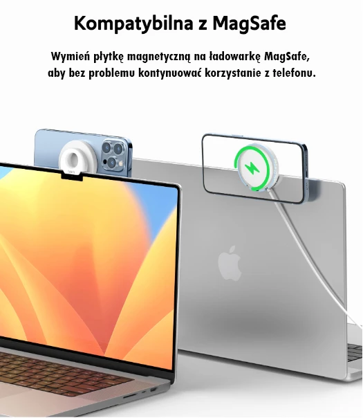 SODI Laikiklis indukcyjny do MacBooka BM-300 baltos spalvos MagSafe aprašymas - Prekės nuotrauka SODI Laikiklis indukcyjny do MacBooka BM-300 baltos spalvos MagSafe aprašymas - Prekės nuotrauka