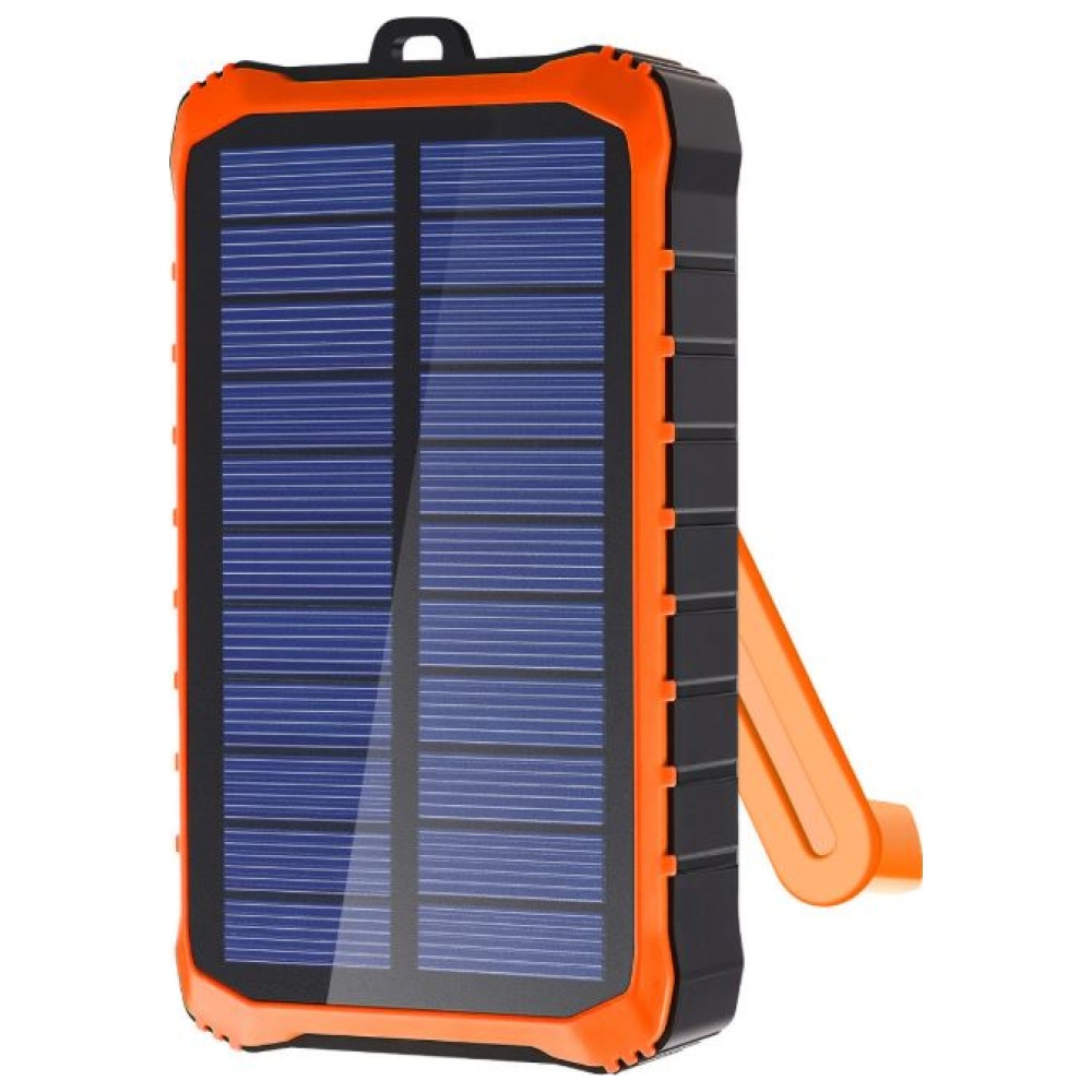Solar powerbank 4smarts Prepper 12000mAh pilkas aprašymas - Prekės nuotrauka
