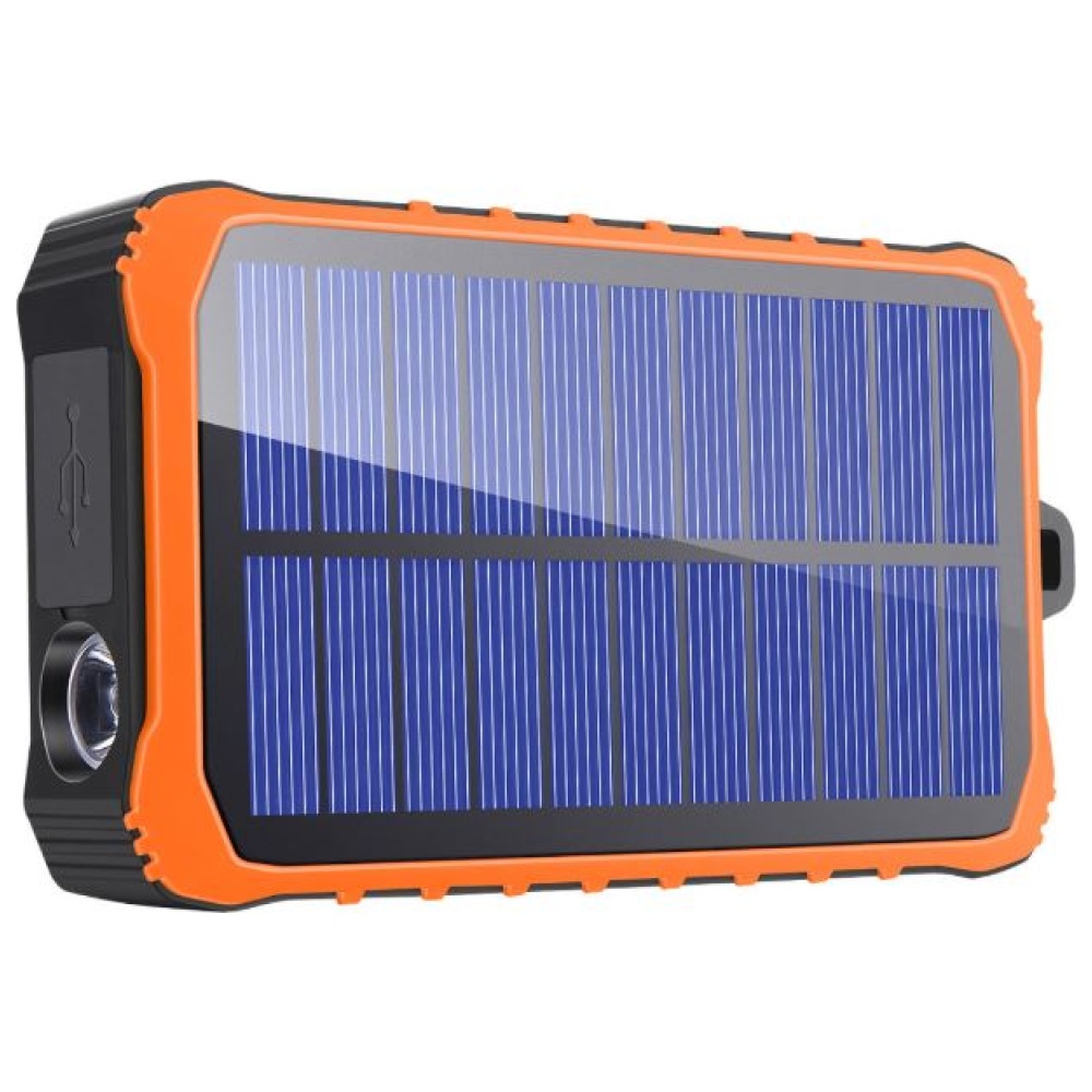 Solar powerbank 4smarts Prepper 12000mAh pilkas aprašymas - Prekės nuotrauka