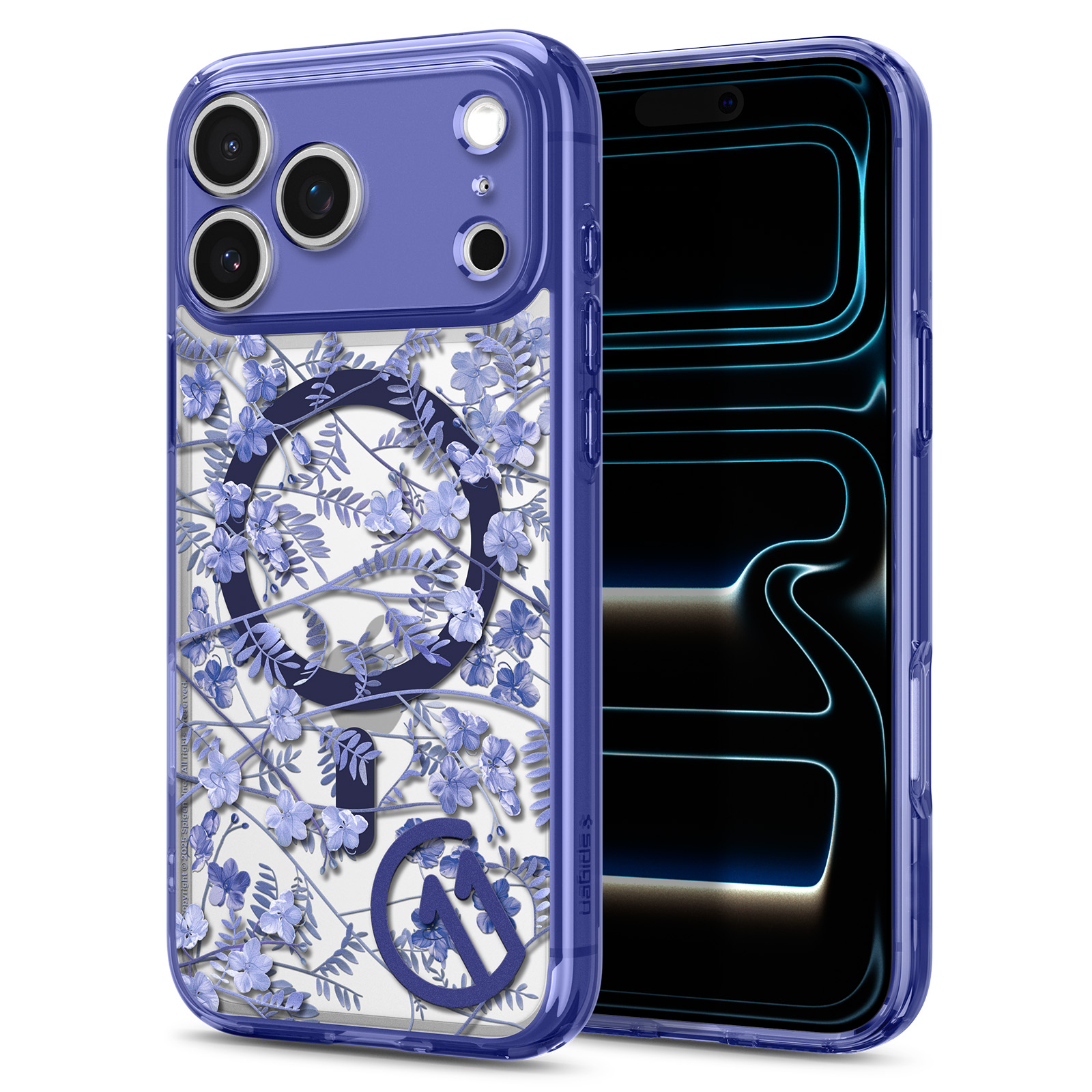 Dėklas Cases And Covers Spigen c11 Ultra Hybrid MagSafe, cobalt spring – iPhone 17 Pro aprašymas - Prekės nuotrauka