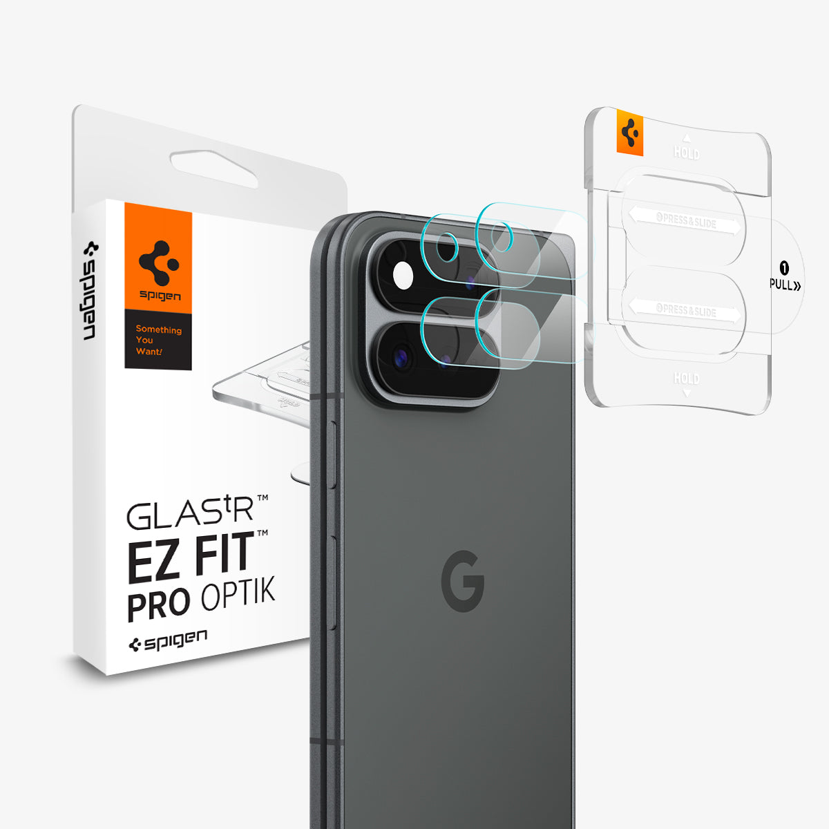 Spigen Glass tR EZ Fit Optik Pro 2 pakuotės, visiškai skaidrus – Google Pixel 11 Pro Fold aprašymas - Prekės nuotrauka