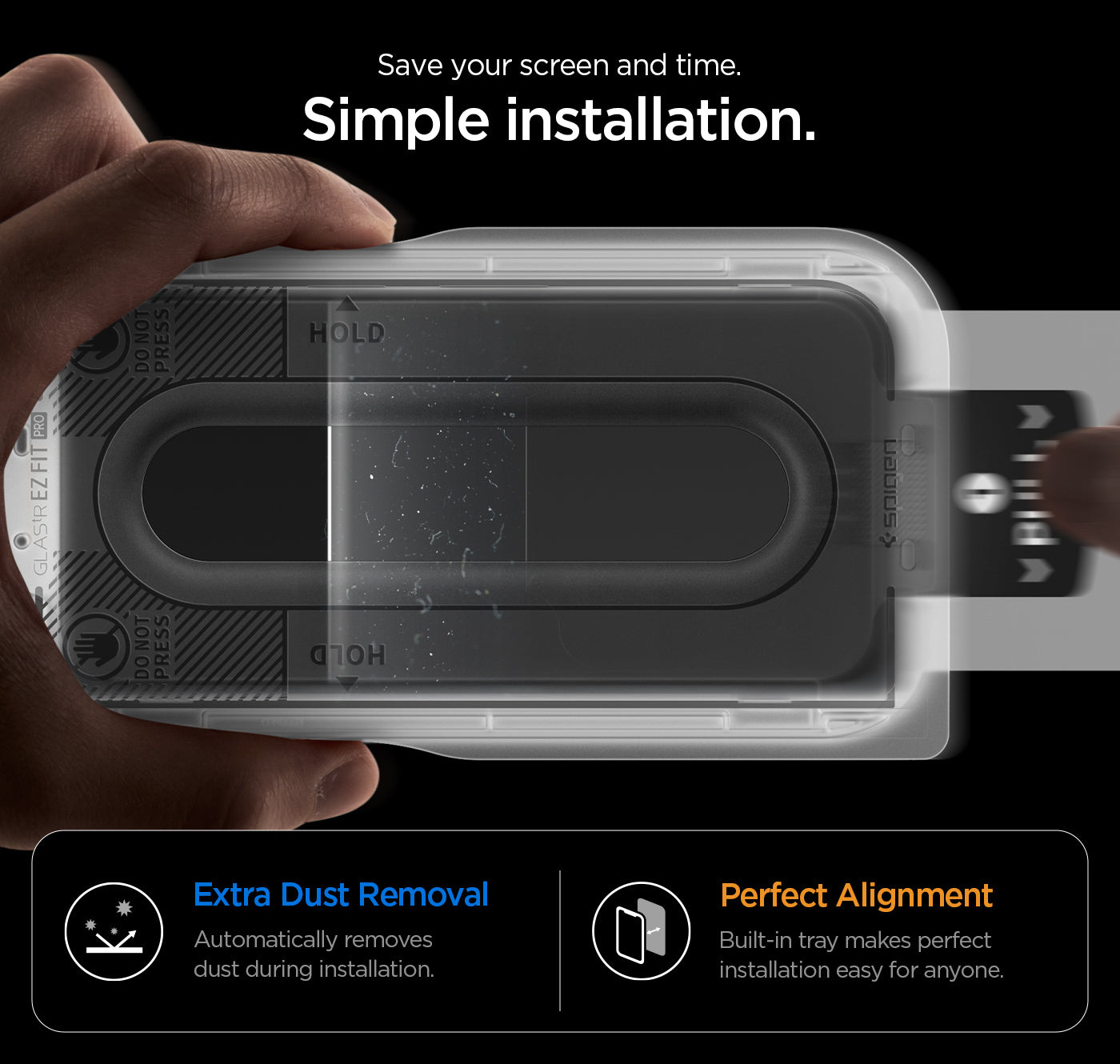 Spigen Glass tR EZ Fit Pro 2 pakuotė – Google Pixel 11 Pro Fold aprašymas - Prekės nuotrauka