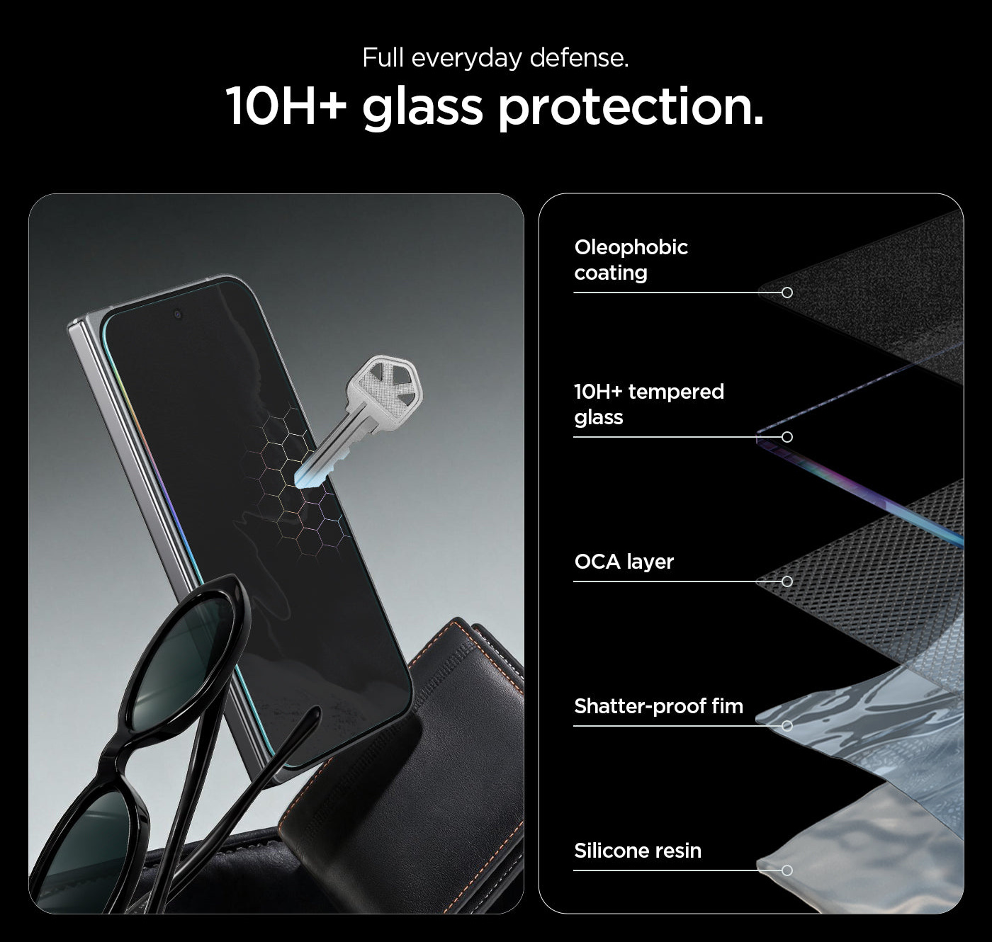 Spigen Glass tR EZ Fit Pro 2 pakuotė – Google Pixel 11 Pro Fold aprašymas - Prekės nuotrauka