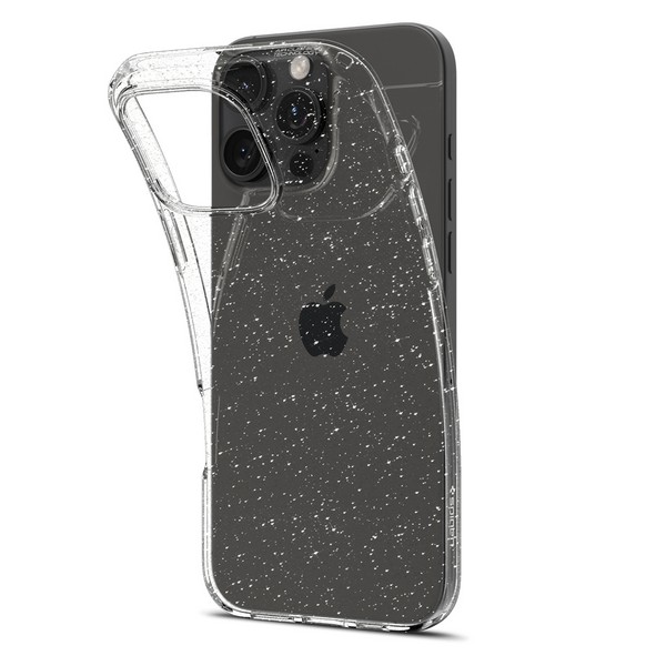 Spigen Liquid Crystal iPhone 16 Plus 6.7″ blizgus skaidrus dėklas ACS08065 aprašymas - Prekės nuotrauka