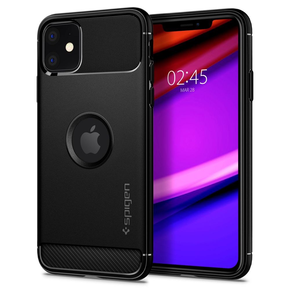 „Spigen Rugged Armor“ dėklas, skirtas „iPhone 11“ telefonui
