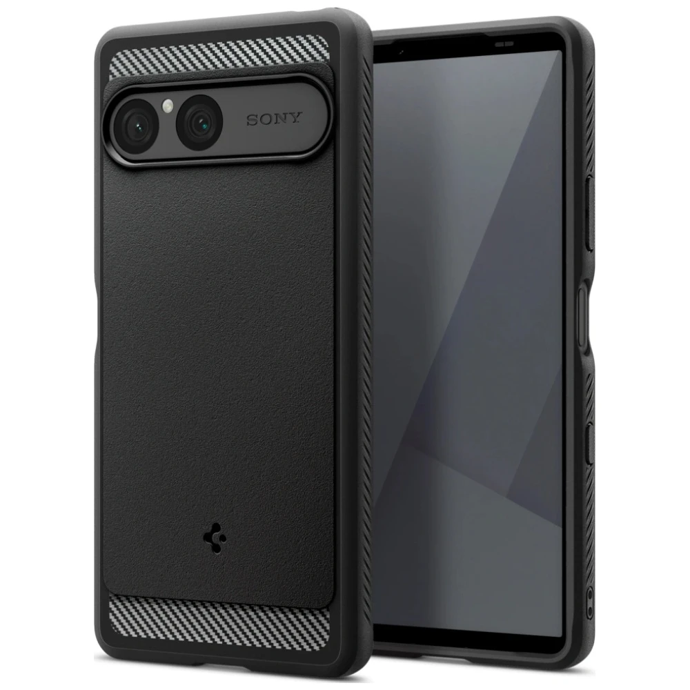 Spigen Rugged Armor dėklas skirtas Sony Xperia 10 VII juodos spalvos aprašymas - Prekės nuotrauka Spigen Rugged Armor dėklas skirtas Sony Xperia 10 VII juodos spalvos aprašymas - Prekės nuotrauka