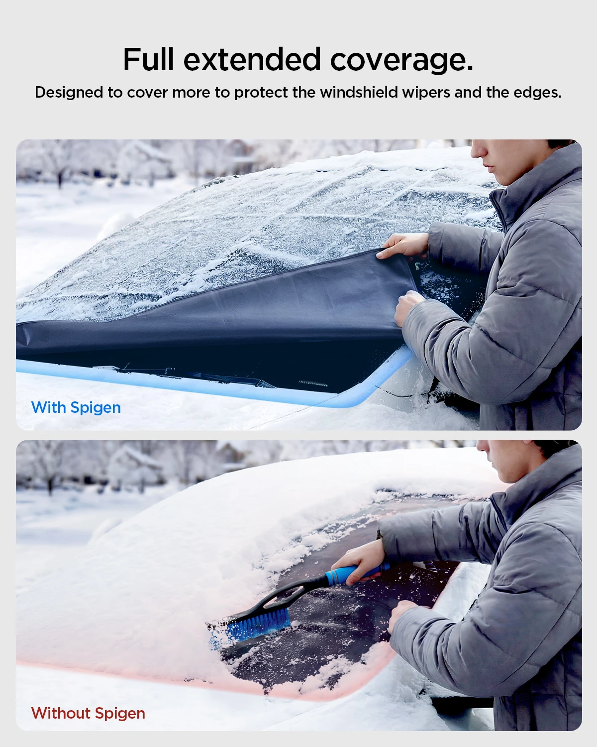 Spigen Tesla Front Windshield Cover, juodas – Tesla Model 3/3 (2024)/Y/Y(Juniper) aprašymas - Prekės nuotrauka
