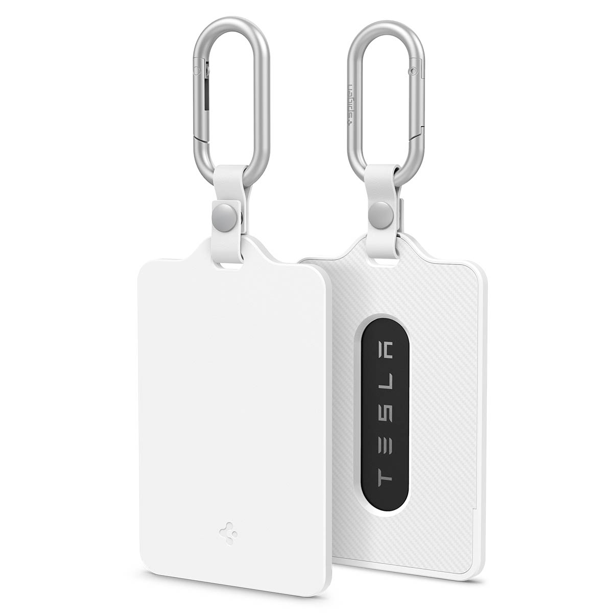 Spigen Tesla kortelių laikiklis, 1 vnt., baltas – Tesla rakto kortelė aprašymas - Prekės nuotrauka