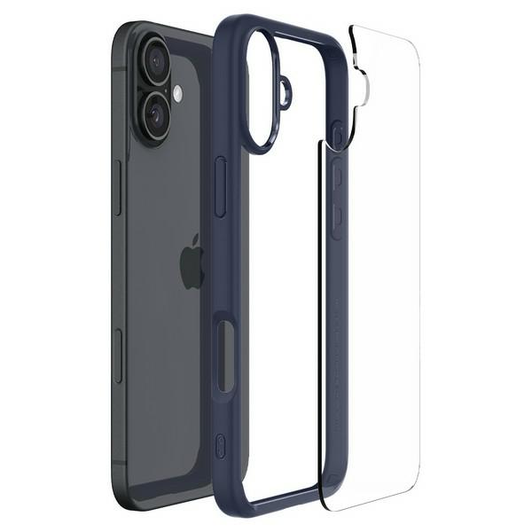 Dėklas Spigen Ultra Hybrid Apple iPhone 16 6.1″ navy mėlynas ACS08202 aprašymas - Prekės nuotrauka Dėklas Spigen Ultra Hybrid Apple iPhone 16 6.1″ navy mėlynas ACS08202 aprašymas - Prekės nuotrauka