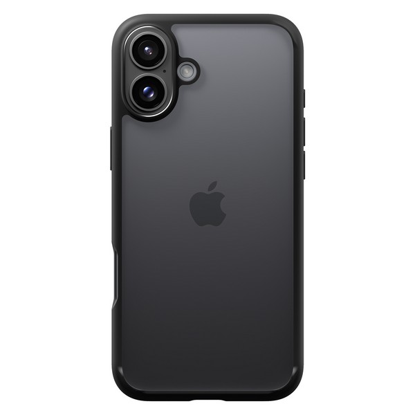 Spigen Ultra Hybrid iPhone 16 Plus 6.7″ matinis juodas dėklas ACS08072 aprašymas - Prekės nuotrauka
