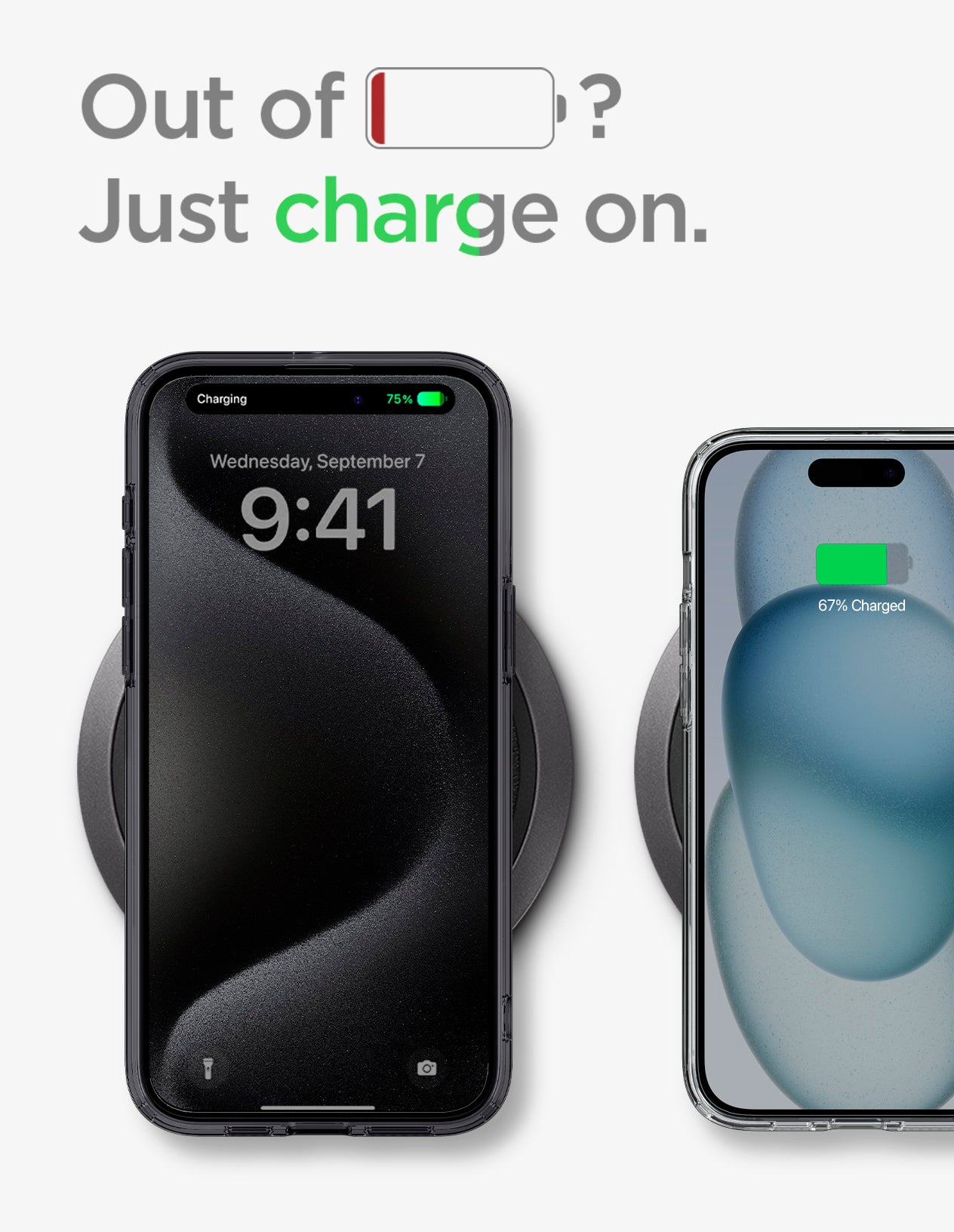 Spigen Ultra Hybrid Zero One (MagFit) dėklas skirtas Apple iPhone 15 Pro, spalva - Zero One aprašymas - Prekės nuotrauka