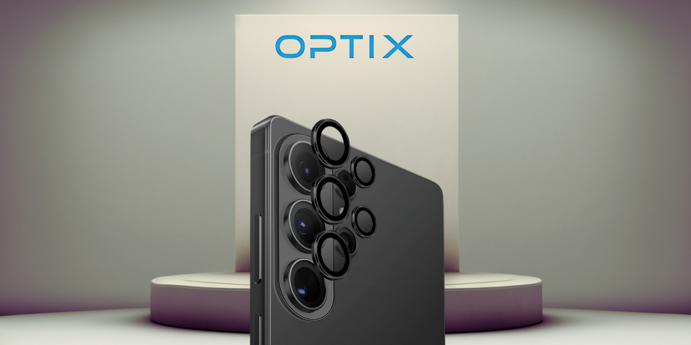 Stiklas Camera UNIQ Optix Aliuminio Camera Lens skirtas Samsung Galaxy S26 Ultra juodas aprašymas - Prekės nuotrauka