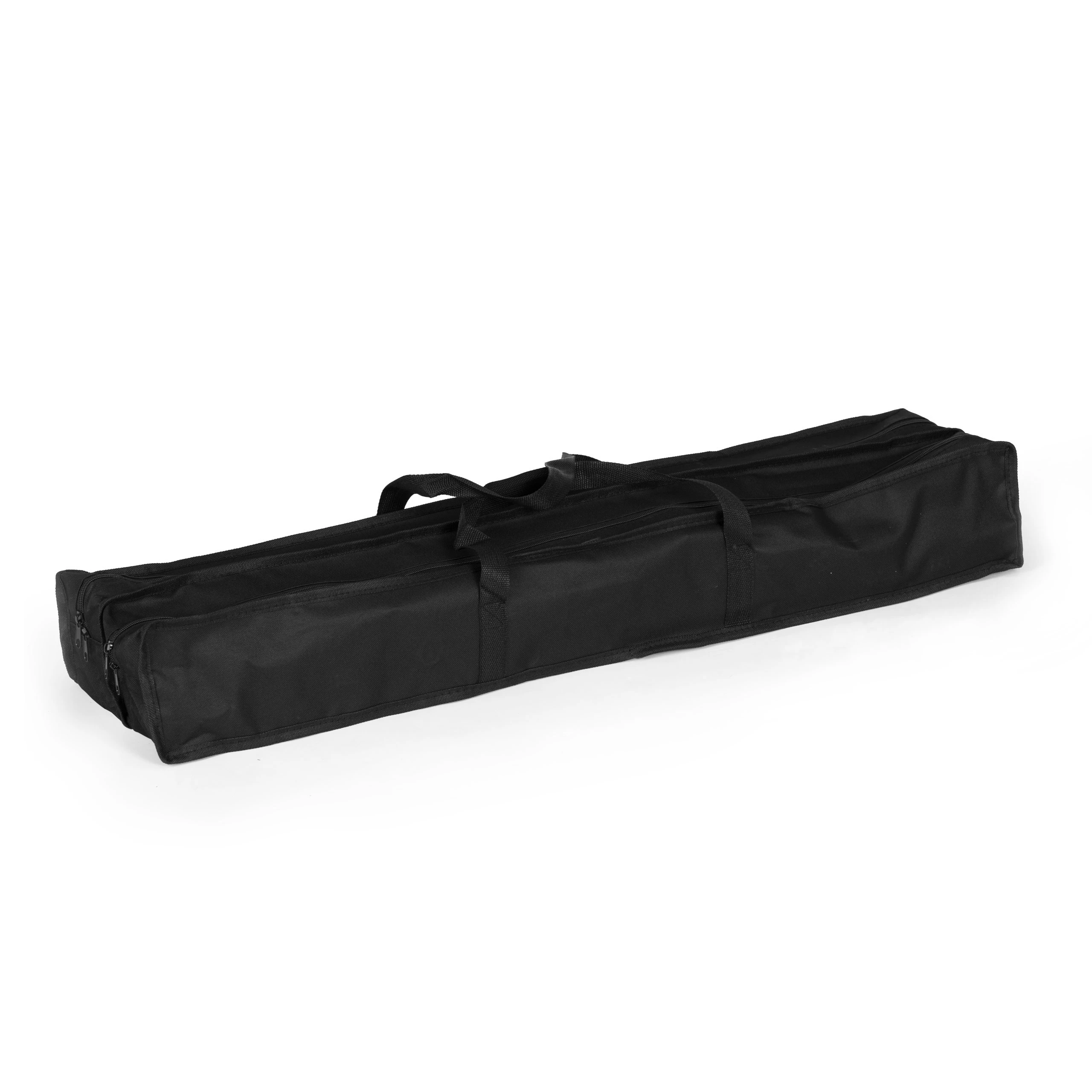 Lauko baldų komplektas Sulankstomas kempingo stalas 90×50 cm, reguliuojamo aukščio, su krepšiu, juodas, MultiGarden aprašymas - Prekės nuotrauka