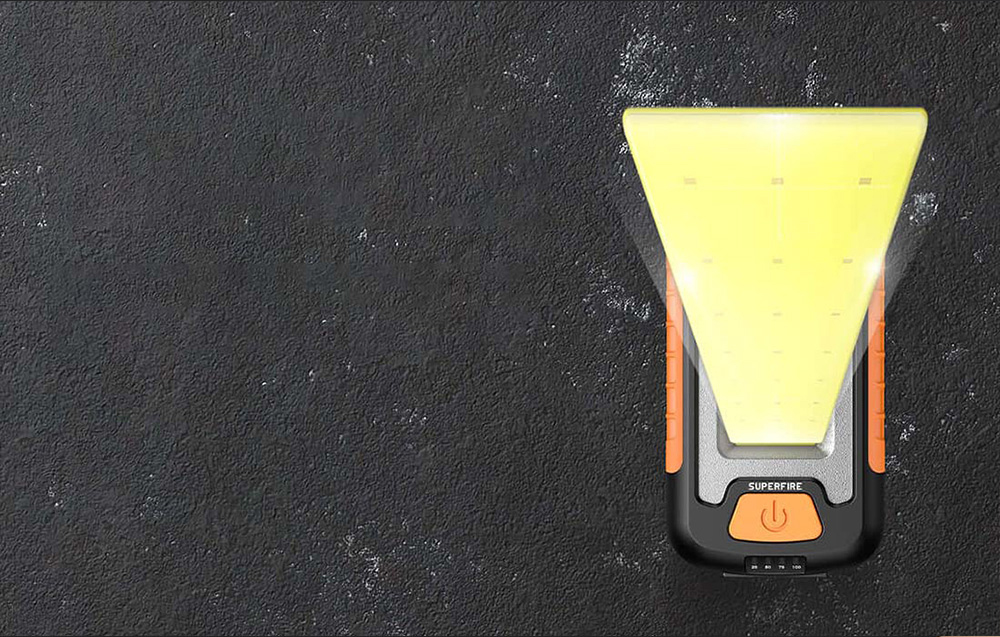 Superfire G21 dirbtuvių žibintuvėlis, 650lm, USB aprašymas - Prekės nuotrauka