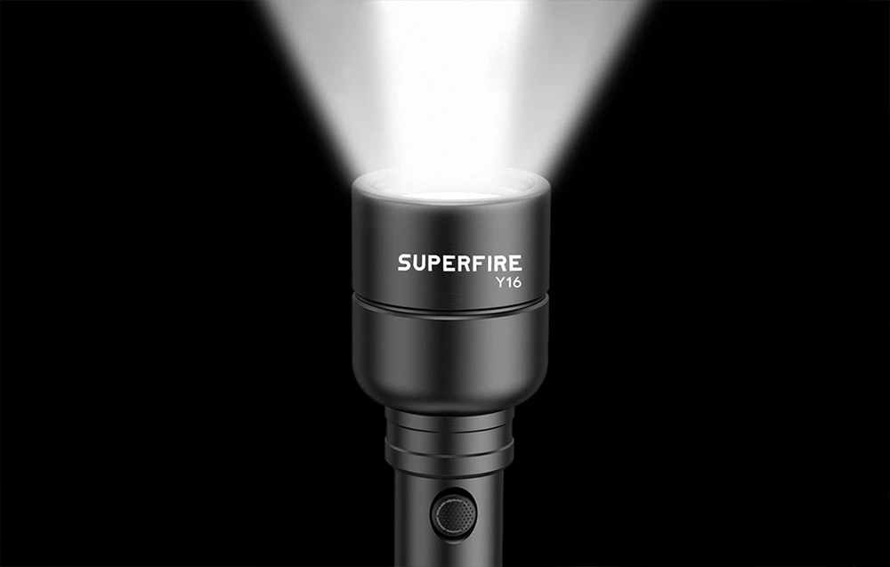 Superfire žibintuvėlis Y16, 1700lm, USB-C aprašymas - Prekės nuotrauka