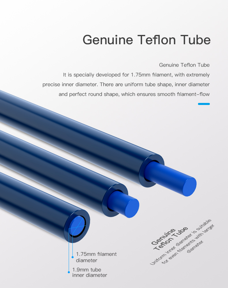 Creality Tefloninis Capricorn PTFE vamzdelis 1m aprašymas - Prekės nuotrauka