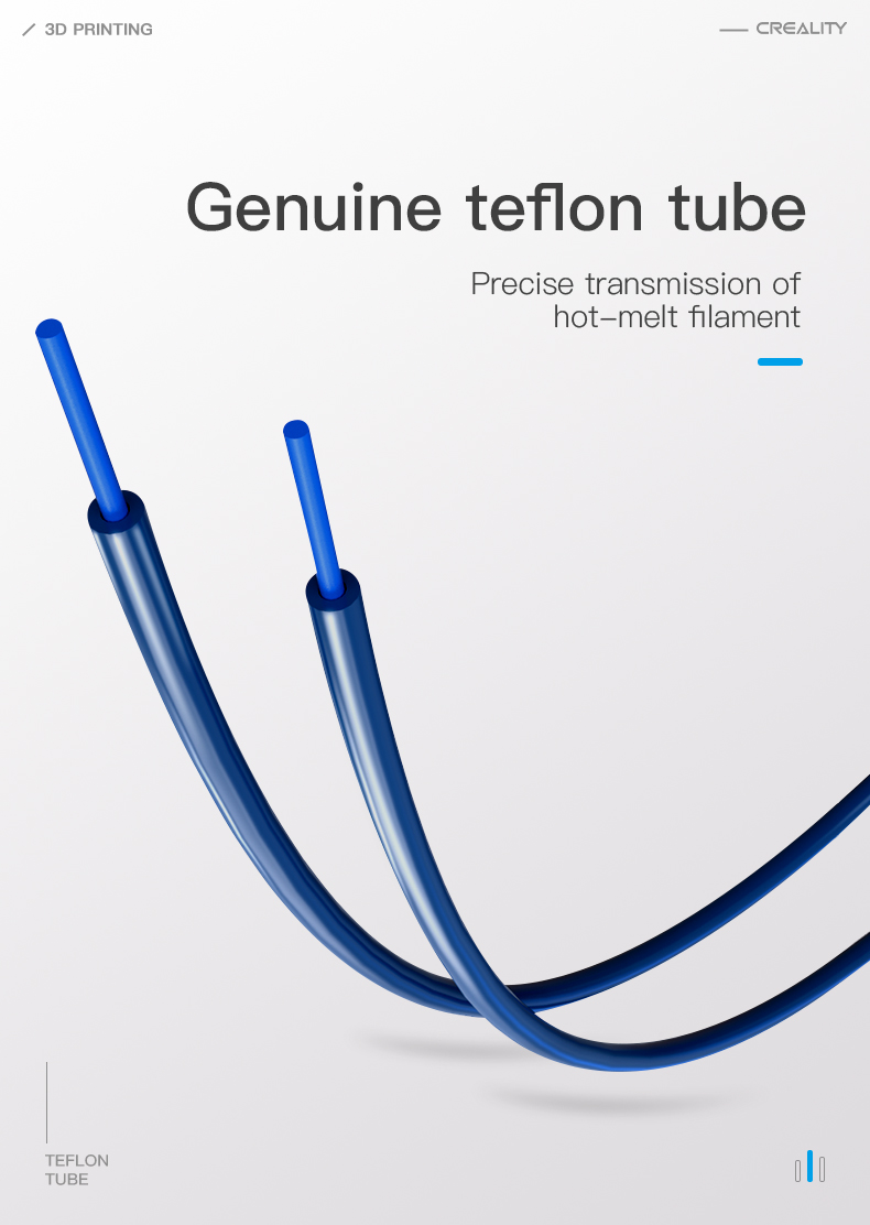 Creality Tefloninis Capricorn PTFE vamzdelis 1m aprašymas - Prekės nuotrauka