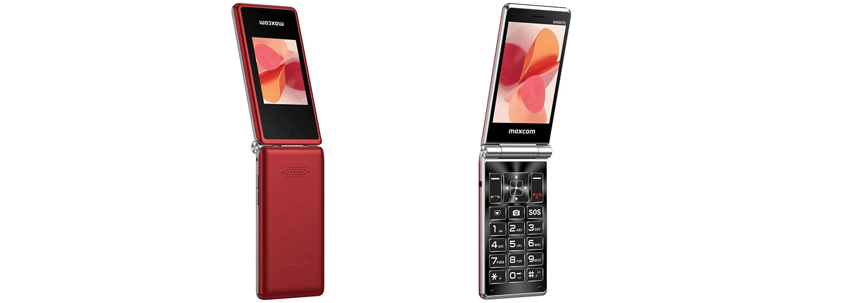 Telefonas Maxcom Comfort MM835 4G raudonas spalvos aprašymas - Prekės nuotrauka Telefonas Maxcom Comfort MM835 4G raudonas spalvos aprašymas - Prekės nuotrauka