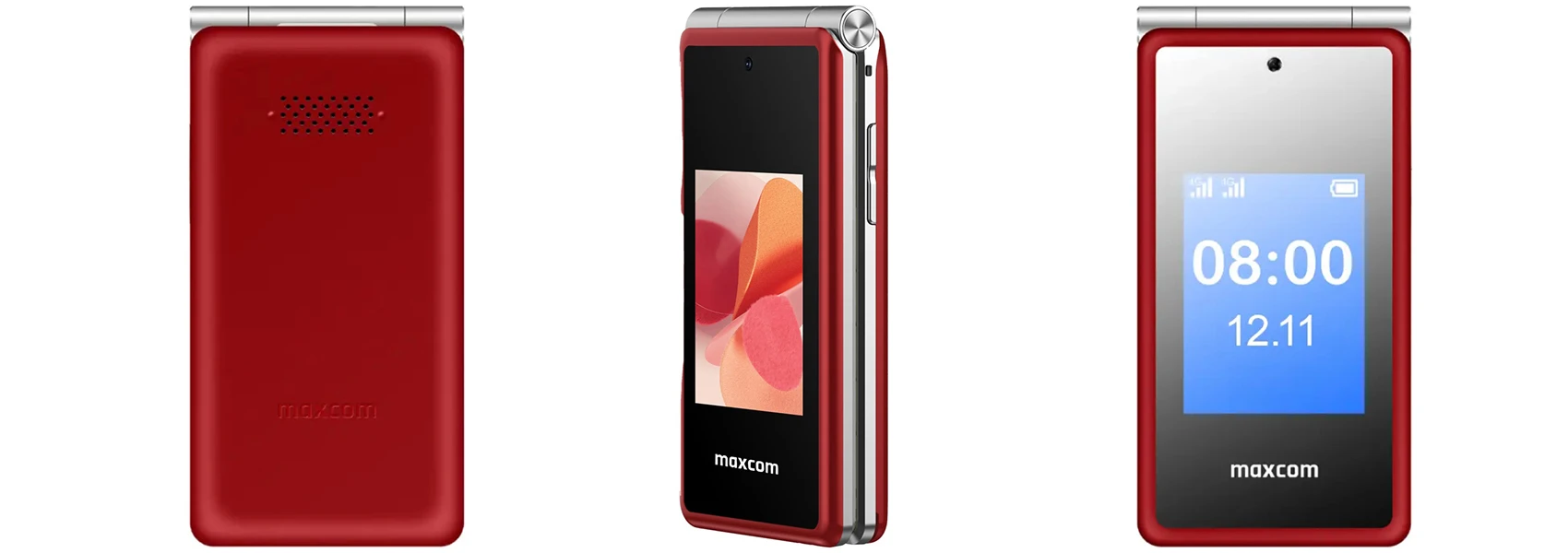 Telefonas Maxcom Comfort MM835 4G raudonas spalvos aprašymas - Prekės nuotrauka Telefonas Maxcom Comfort MM835 4G raudonas spalvos aprašymas - Prekės nuotrauka
