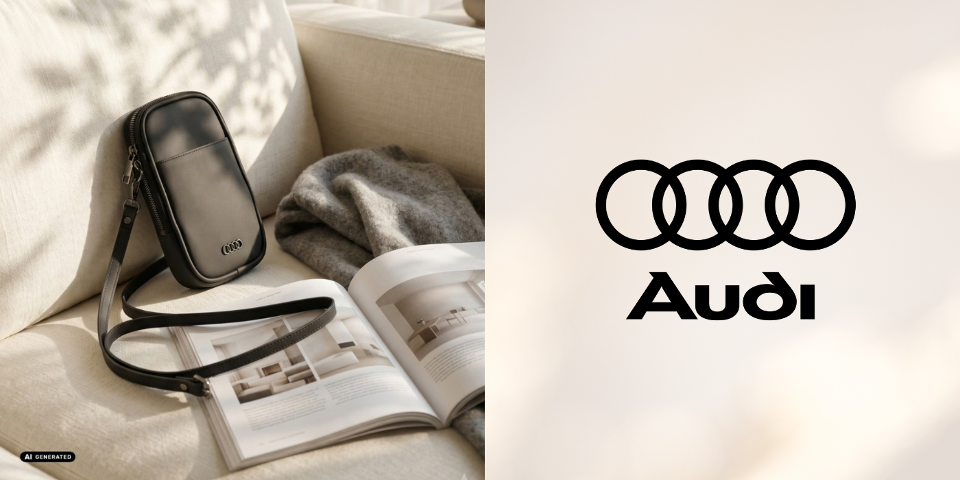 Telefono krepšys Audi GT Microfiber juodas aprašymas - Prekės nuotrauka