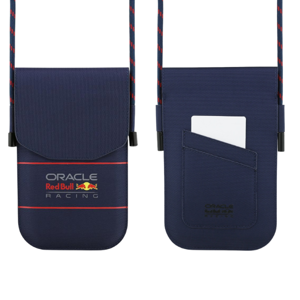 Red Bull Raudona Bull Telefono krepšys Raudona Bull Logo & Lines tamsiai mėlynas aprašymas - Prekės nuotrauka