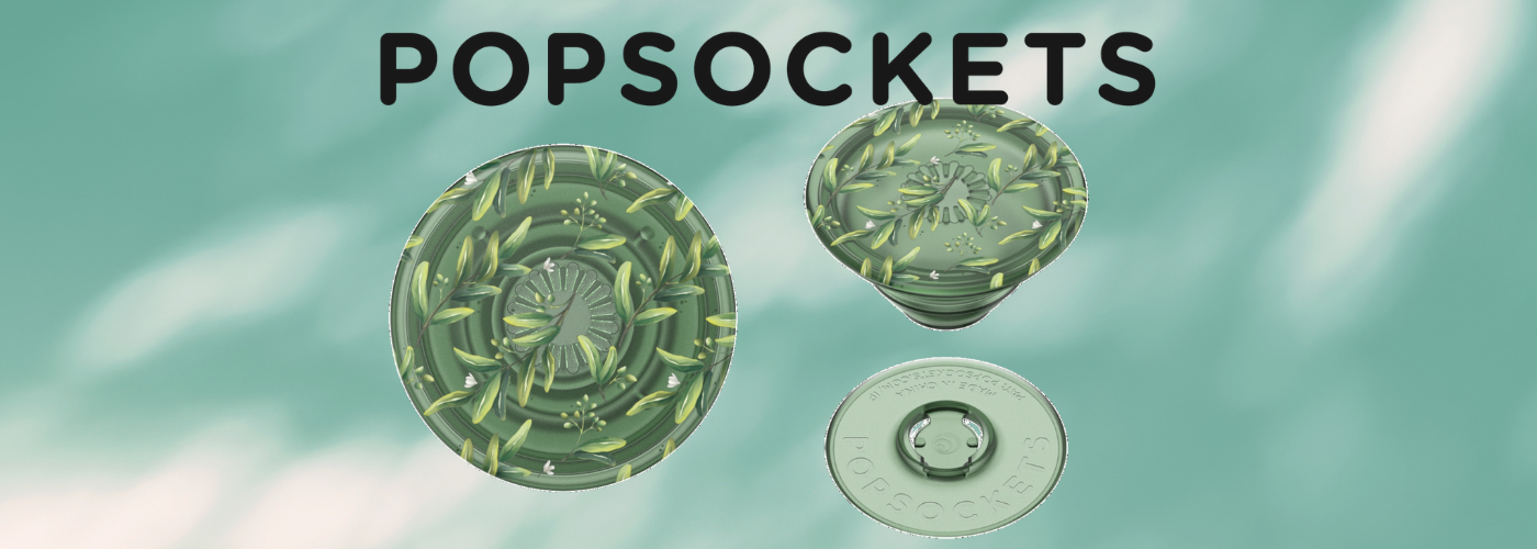 Telefono laikiklis ir stovas Popsockets PlantCore Grip Olive žalios spalvos 807373 aprašymas - Prekės nuotrauka