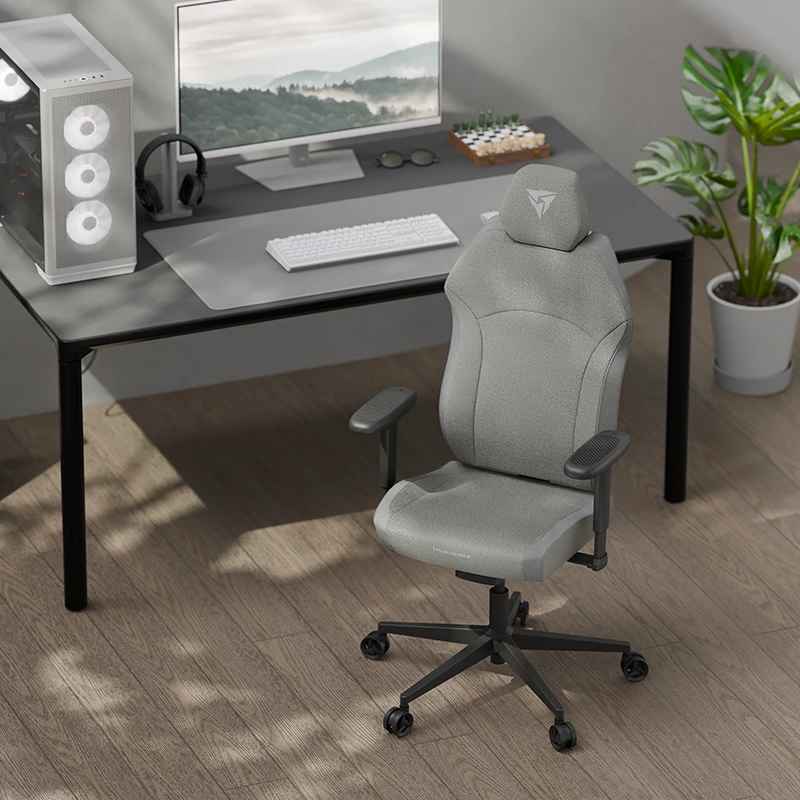 ThunderX3 SOLO 360 ergonomiška žaidimų kėdė – „Loft Air“, šviesiai pilka aprašymas - Prekės nuotrauka