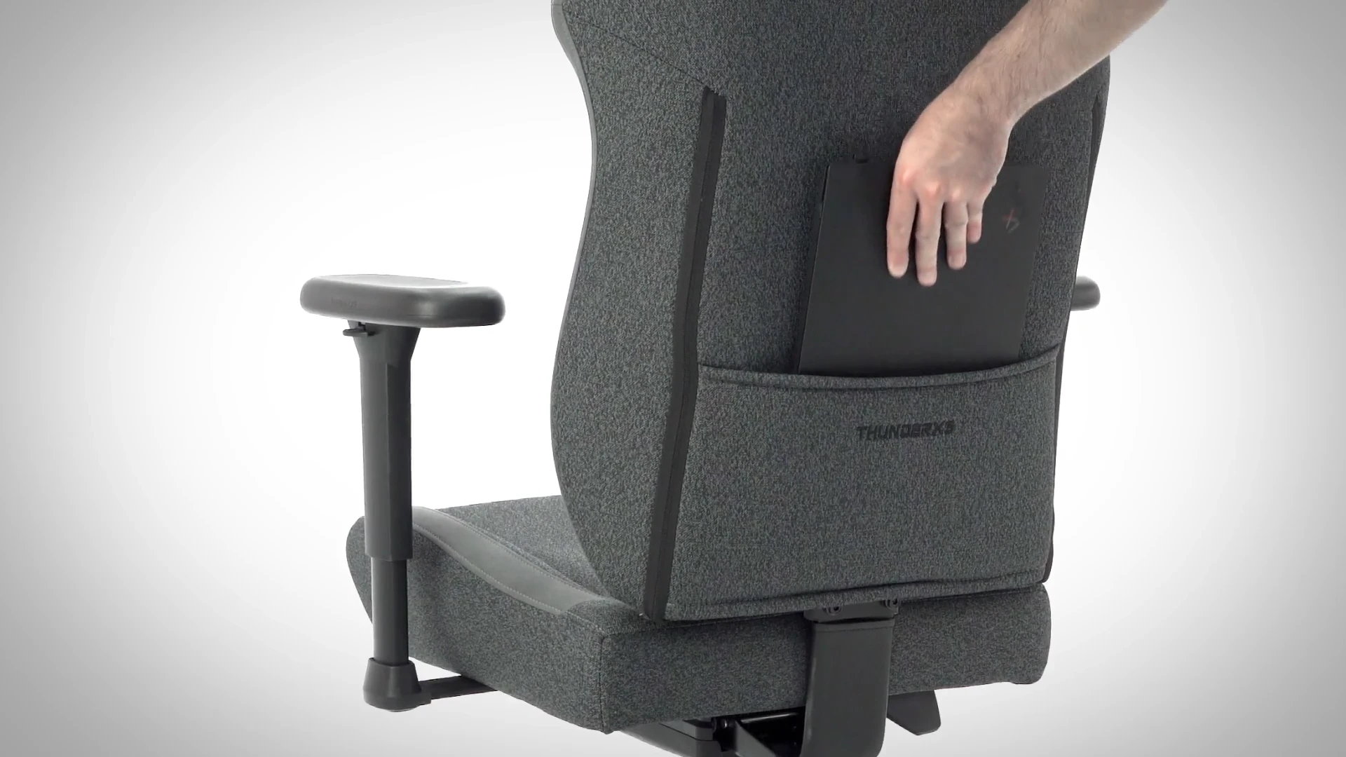 ThunderX3 SOLO 360 Ergonomic Gaming Chair – Mesh, Juodas aprašymas - Prekės nuotrauka