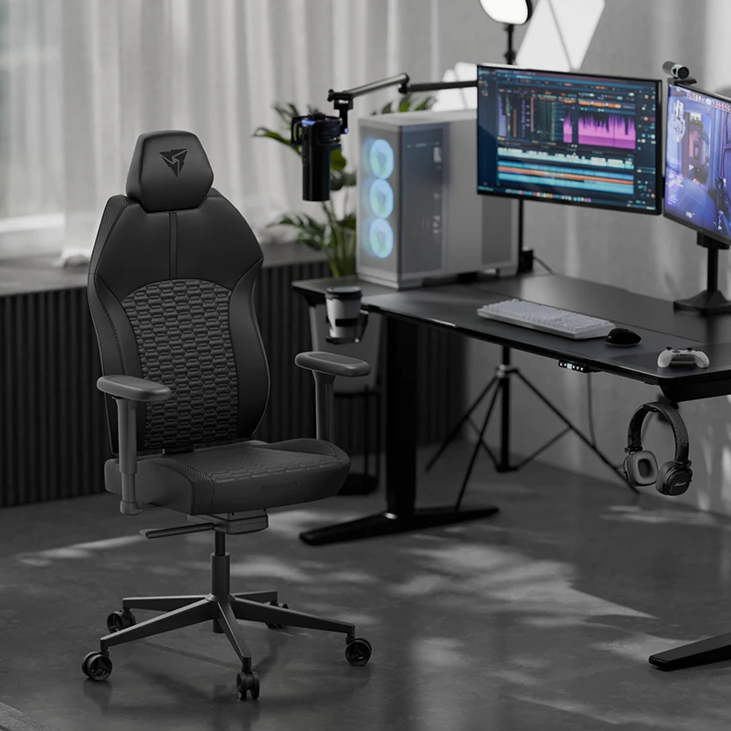 ThunderX3 SOLO 360 Ergonomic Gaming Chair – Racer, Juodas aprašymas - Prekės nuotrauka