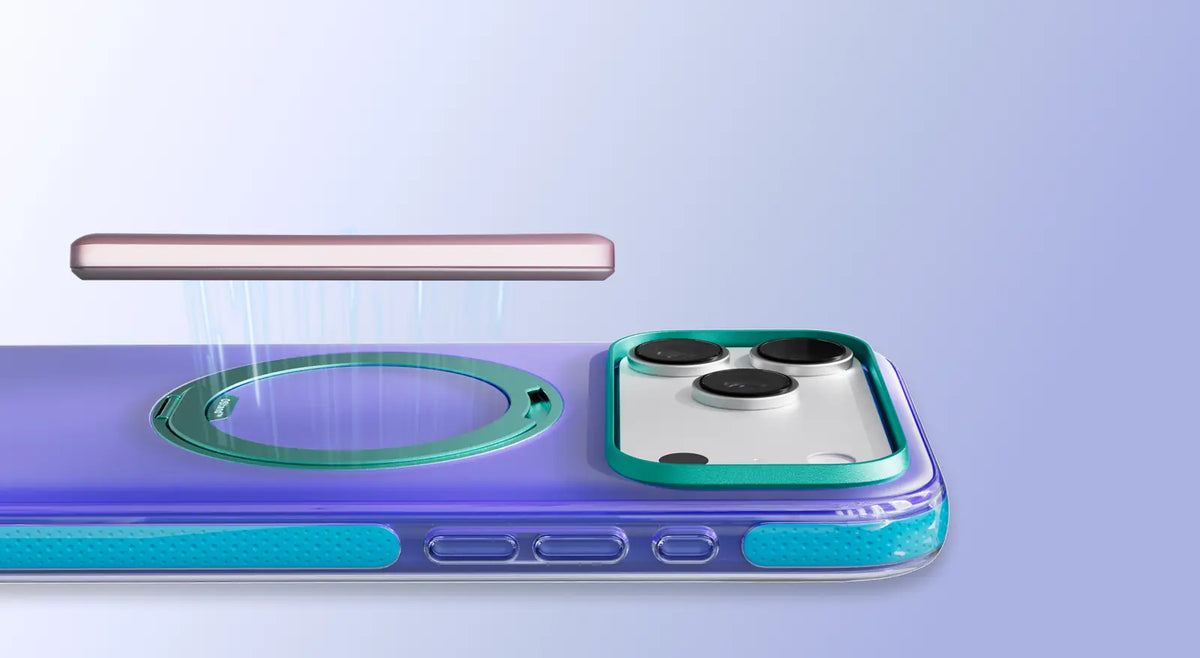 Dėklas Torras Ostand O3 Hue, auksinio citruso spalvos – iPhone 17 Pro aprašymas - Prekės nuotrauka