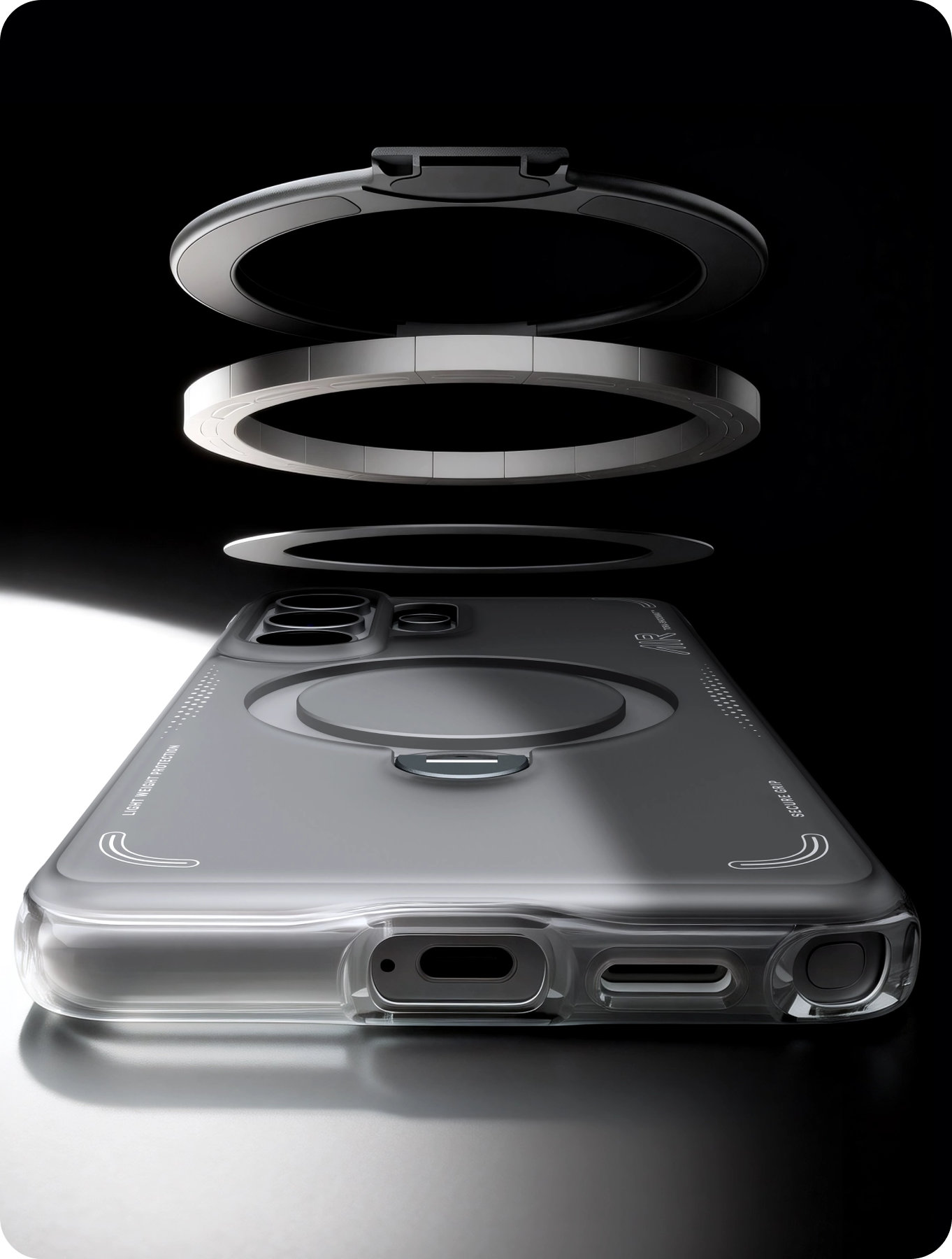 Dėklas Torras Ostand Q3 Air, glacier sprint – Samsung Galaxy S26 Ultra aprašymas - Prekės nuotrauka