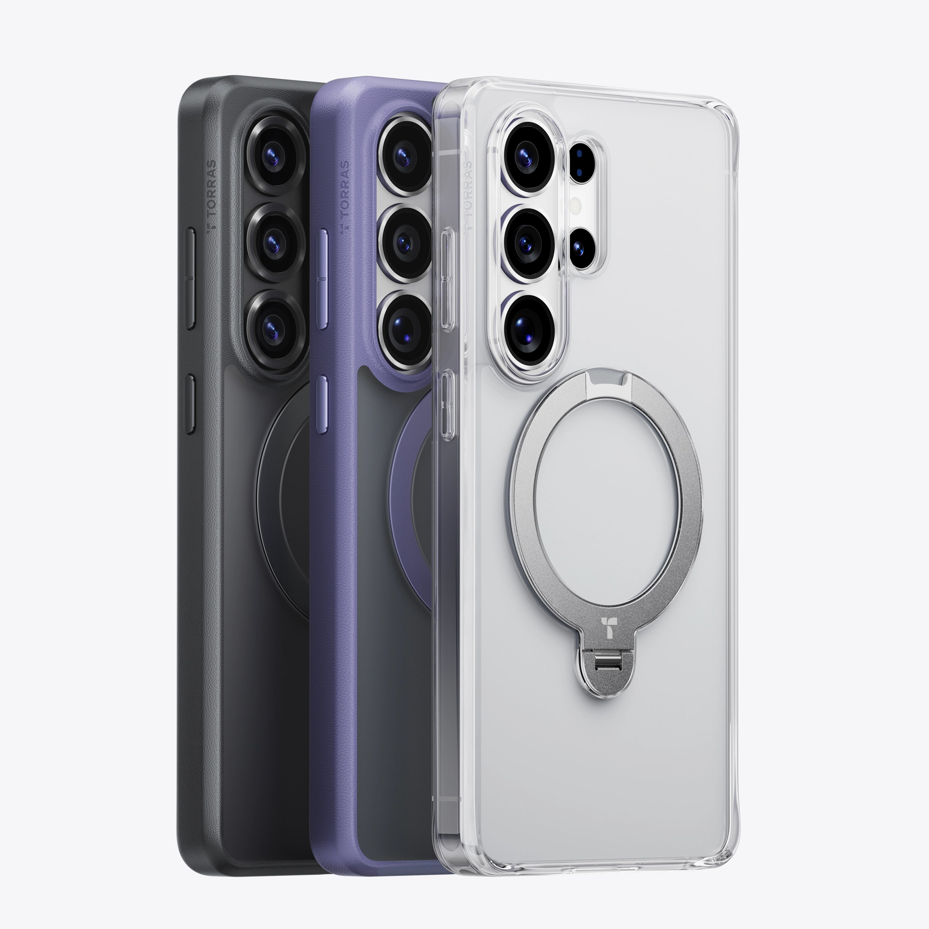 Dėklas Torras Ostand Q3 Spin, obsidian juodas – Samsung Galaxy S26 aprašymas - Prekės nuotrauka