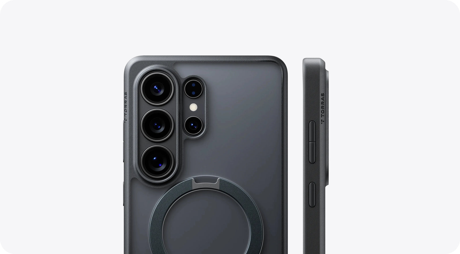 Dėklas Torras Ostand Q3 Spin, obsidian juodas – Samsung Galaxy S26 aprašymas - Prekės nuotrauka