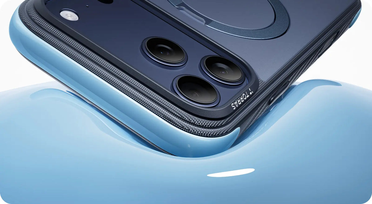 Burga Torras Ostand Q3 tvirtas dėklas, violetinis – iPhone 18 Pro aprašymas - Prekės nuotrauka