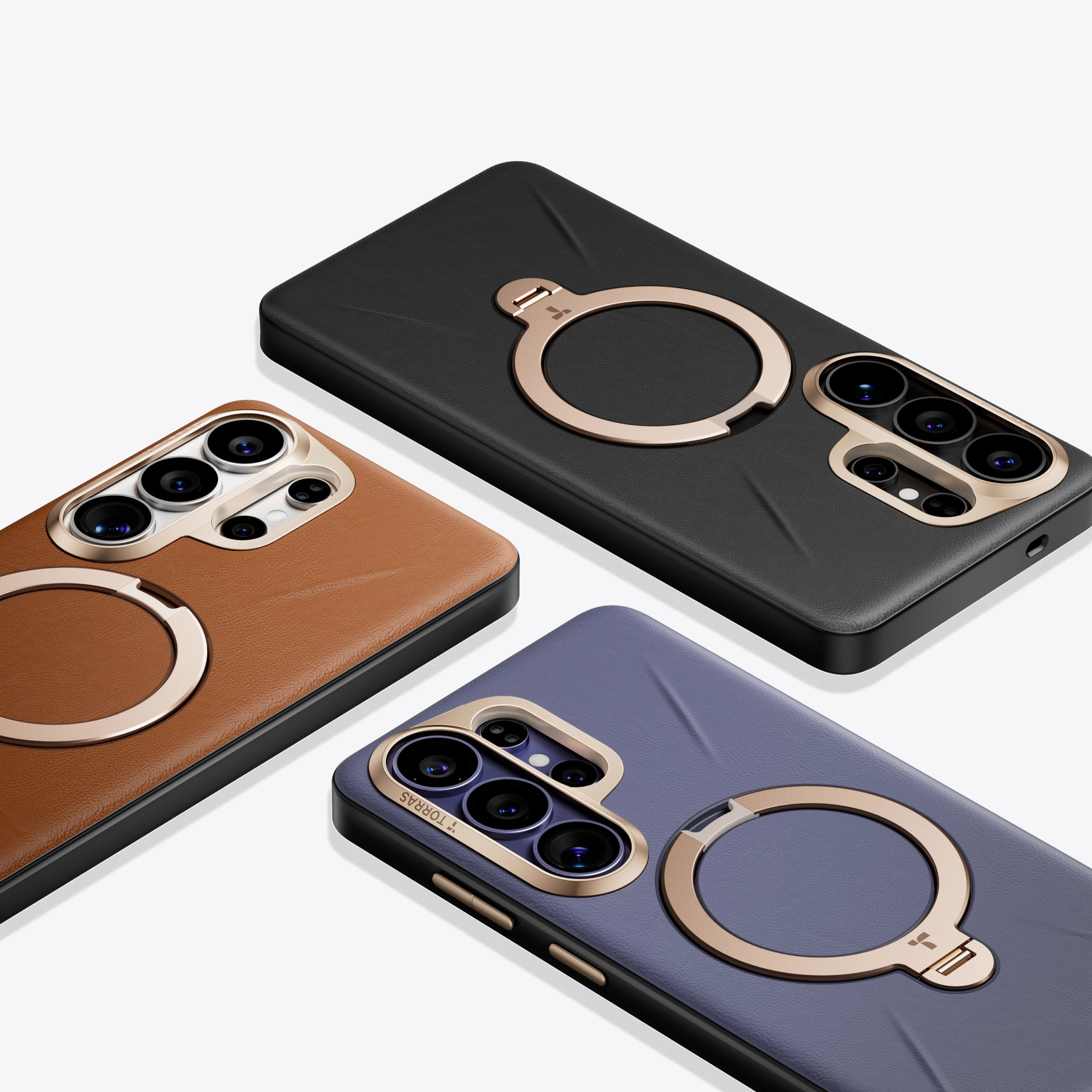 Dėklas Torras Ostand Q3 VegSkin, tamsiai violetinis – Samsung Galaxy S26 Ultra aprašymas - Prekės nuotrauka