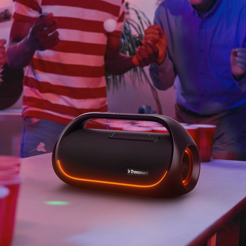 Nešiojama kolonėlė Tronsmart Bang 60W Powerbank, Juoda aprašymas - Prekės nuotrauka Nešiojama kolonėlė Tronsmart Bang 60W Powerbank, Juoda aprašymas - Prekės nuotrauka